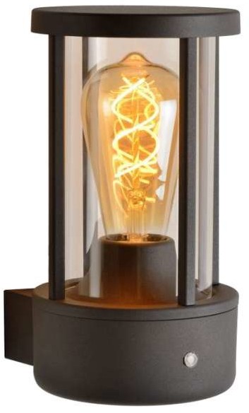Lucide Elewacyjna LAMPA ścienna LORI 14893/01/30 zewnętrzna OPRAWA do ogrodu klatka outdoor IP44 czarna 14893/01/30
