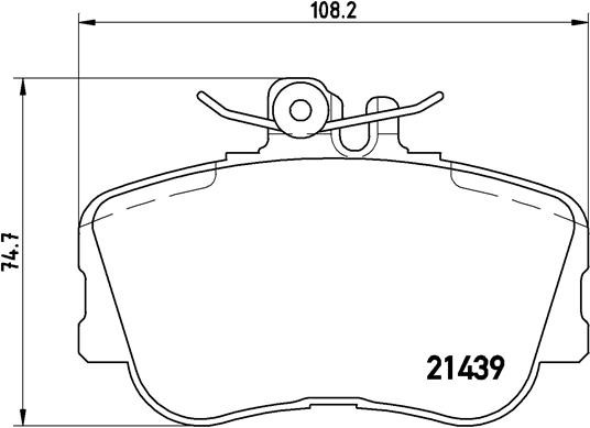 SAMKO KLOCKI HAMULCOWE MERCEDES 5SP725
