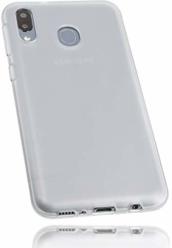 mumbi etui kompatybilne z Samsung Galaxy A50, etui na telefon komórkowy, przezroczyste białe