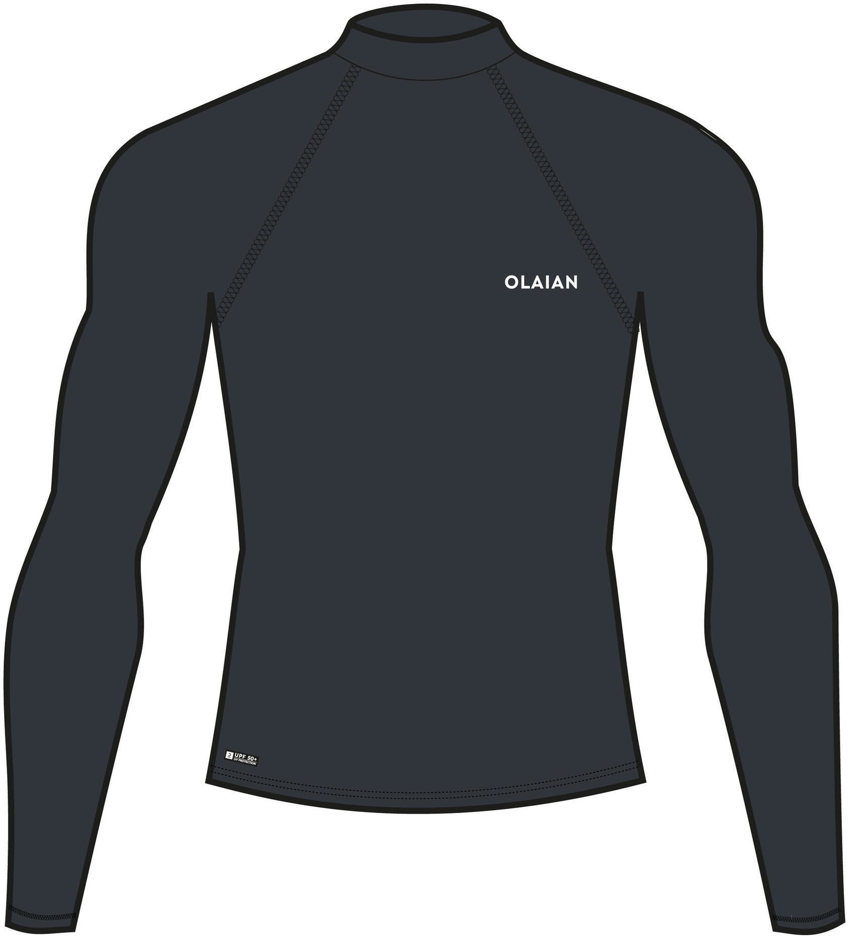 OLAIAN TOP UV surfing długi rękaw 100 męski male