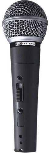 LD Systems D 1006 dynamicznie wokal mikrofon z przełącznikiem (wtyczka XLR) D1006