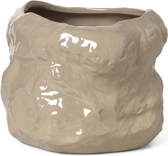 Ferm Living Osłonka na doniczkę Tuck beżowa 110135693