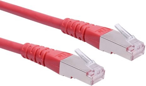 Rotronic ROLINE S/FTP-(PiMF-) Patch Cable Kat, czerwony 21.15.0824
