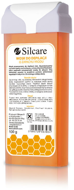 Silcare Wosk do depilacji w rolce 100 ml - Honey