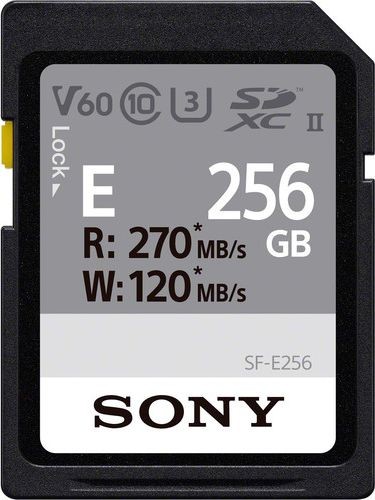 Sony SF-E SDXC 256GB UHS-II U3 V30 SF-E256 SF-E256