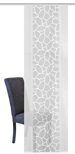 Home Fashion Home fashion 86634  101 zasłona przesuwna, tkanina żakardowa, kolor: biały, wymiary: 086634-0101