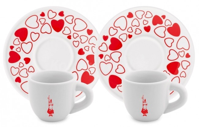 Bialetti Komplet 2 Kubków Espresso Cuore Y0TZ021