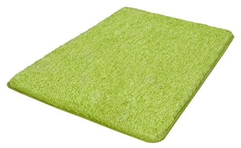 Kleine Wolke 4071615657 dywanik łazienkowy Seattle, poliester, 80 x 140 x 3 cm, kiwi zielony 4071615657