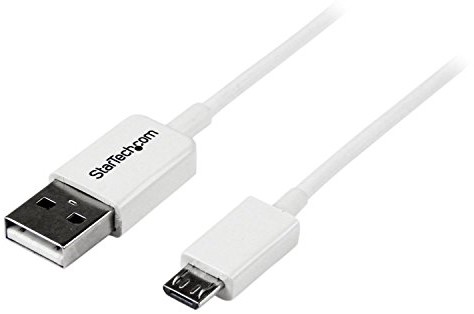 StarTech com 50 cm USB 2.0 A do kabla micro USB B USB A/Micro B kabel do transmisji danych/kabel przyłączeniowy biały USBPAUB50CMW