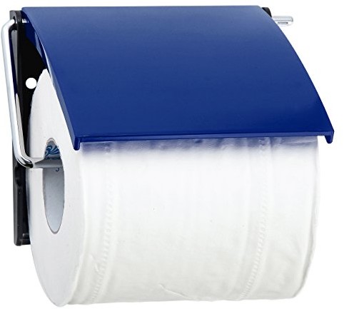 MSV uchwyt na papier toaletowy z polistyrenu, ciemny niebieski, 30 x 20 x 15 cm 141904