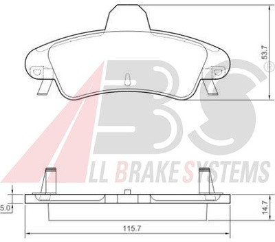 A.B.S. ALL BRAKE SYSTEMS BV.) ALL BRAKE SYSTEMS BV.) 37497 37497