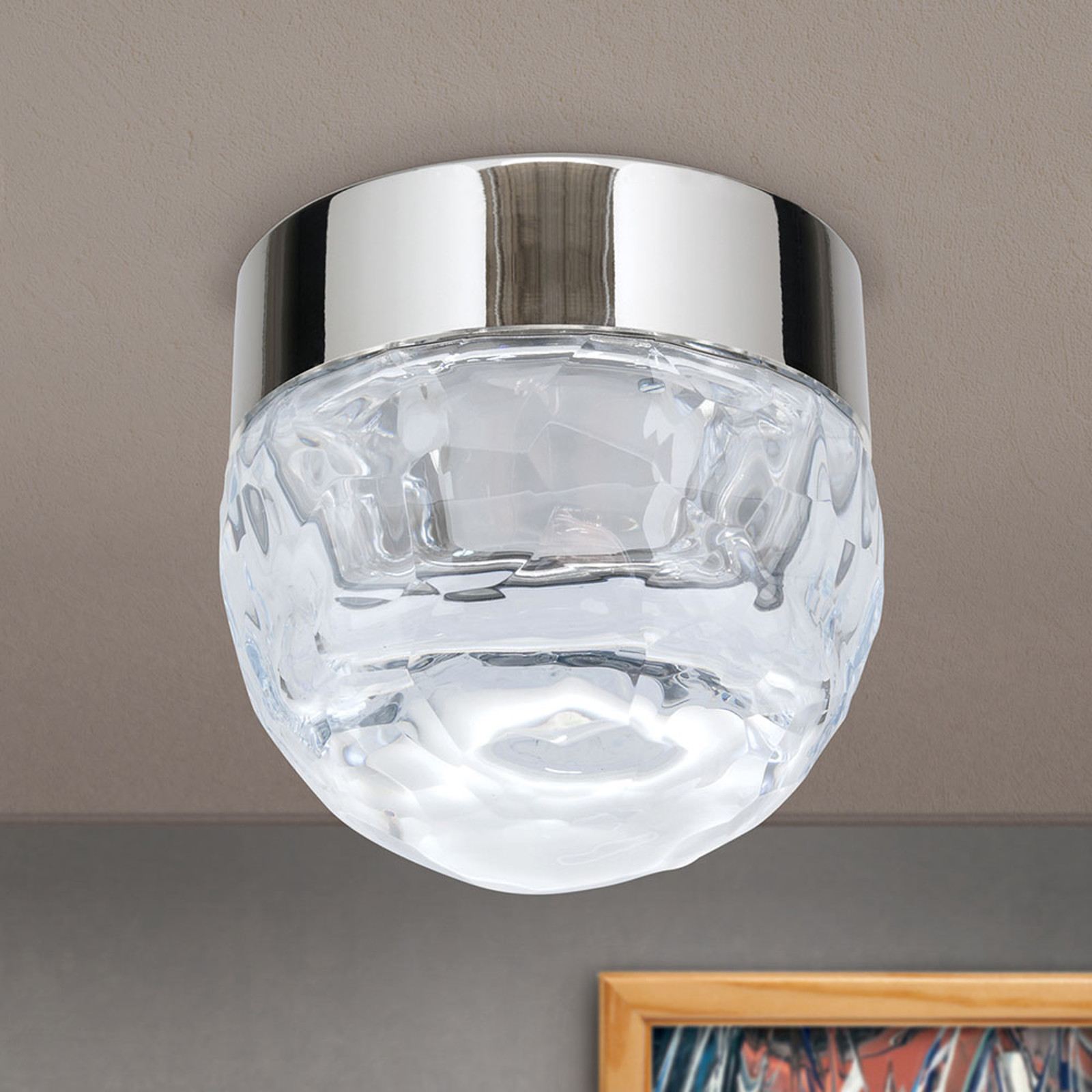 Orion Lampa sufitowa LED Ball 1-pkt. nikiel, okrągła