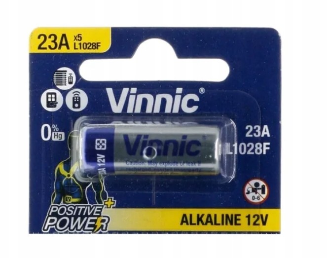 Vinnic A23 Bateria 12V L1028 23A F 23 A 1028 MN21
