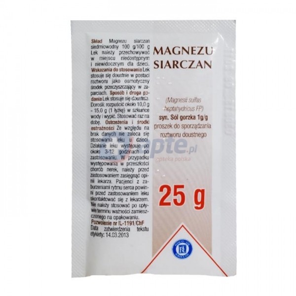 Hasco-Lek Magnezu siarczan (sól gorzka) 25g
