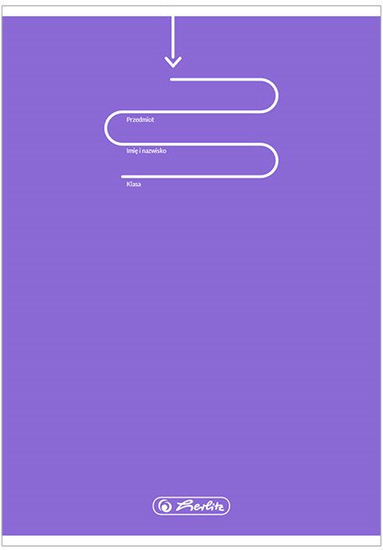 Amos Zeszyt A5 32 linia kolorowa Herlitz Color Blocking