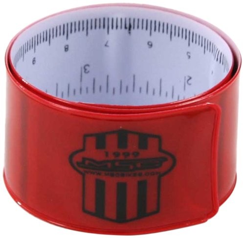 MSC Bikes Odblaskowa pasek do zegarka z linijka Refred