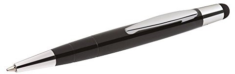 Wedo Touchpen Mini rysik pojemnościowy 2w1, 10 cm, czarny 4003801806631
