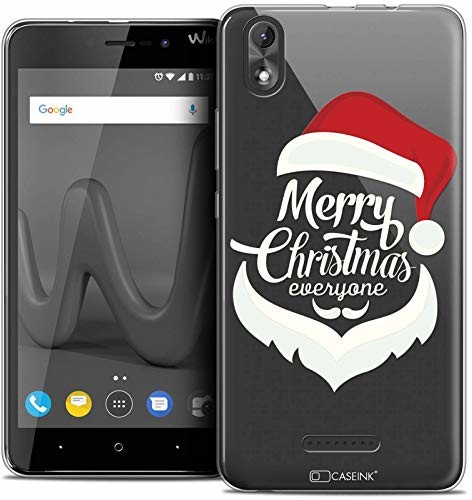 Wiko Caseink Etui ochronne do Lenny 4 Plus, bardzo cienkie, Boże Narodzenie 2017, Merry Everyone CRYSPRNTLENNY4PLUSMERRYALL