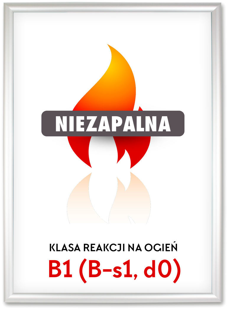 Rama zatrzaskowa owz B2 niezapalna, ognioodporna