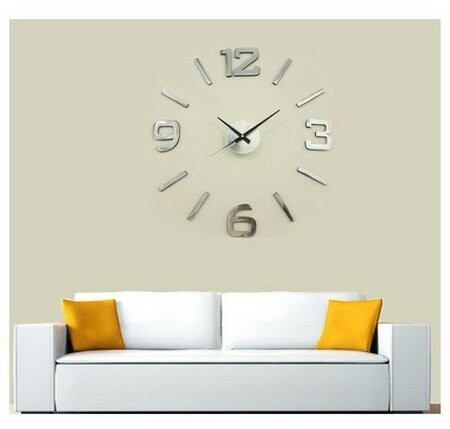 StarDeco Zegar ścienny brąz, śr. 60 cm