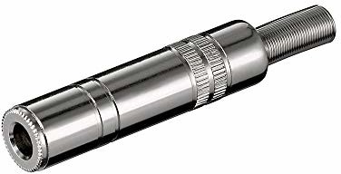 Wentronic Złącze Jack  6, 35 MM  Stereo, metallausfuehrung z zabezpieczeniem przed zginaniem, 1X
