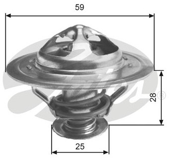 GATES Termostat, żrodek chłodzący TH34590G1