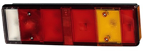 Hella Lampa tylna (koniec firmy Sony, reflektor-, kółka z hamulcem-obrysowe, światło migowe po stronie firmy Sony, przekazania firmy Sony, kontur cofania, tylne, lampę; bez światło tylne światło przec 2VP 008 204-121
