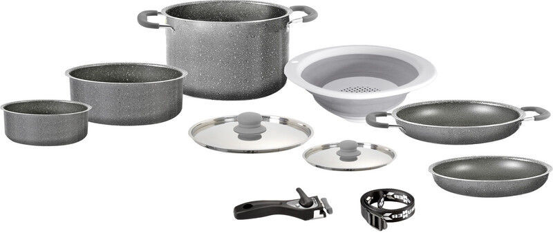 Brunner Brunner Gourmet Rock NG 9+1 Zestaw garnków 24cm 2020 Zestawy do gotowania 0806082N