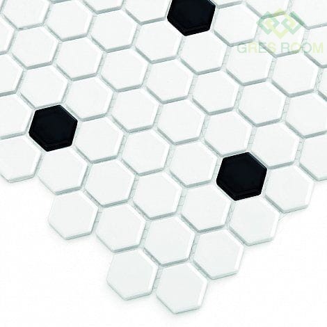Dunin Mozaika Mini Hexagon B&W Spot