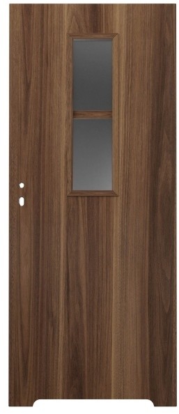 Drzwi z podcięciem Olga 60 prawe orzech ambasador IND19_BA0223D