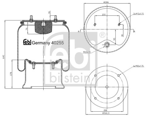 FEBI Mieszek, klimatyzacja FEBI 40255