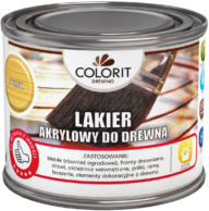 Фото - Лаки й лазурі Lakier akrylowy do drewna Półmat 0,375 l Colorit Drewno