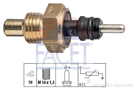 FACET Czujnik, temperatura płynu chłodzącego 7.3214