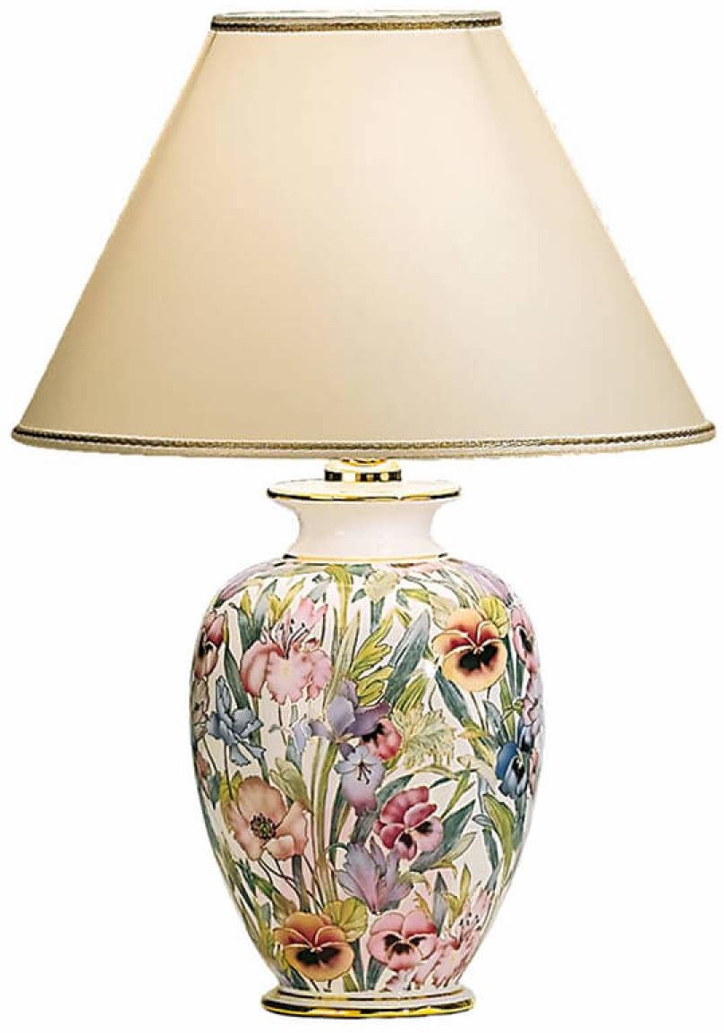 AUSTROLUX BY KOLARZ Kolarz GIARDINO PANSE ręcznie malowana lampa stołowa 30cm