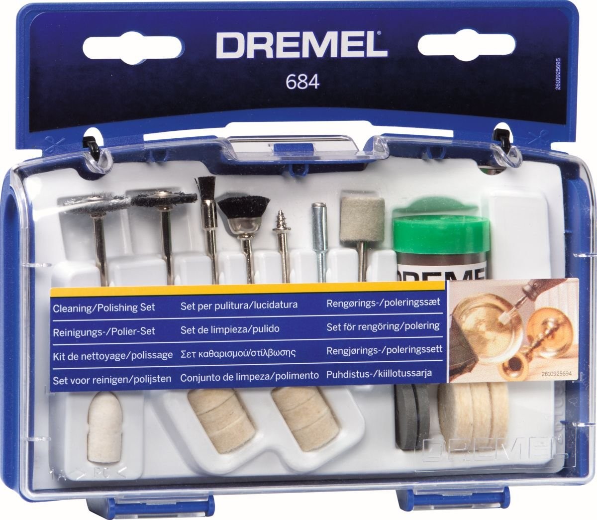 Dremel Zestaw do czyszczenia i polerowania 26150684JA