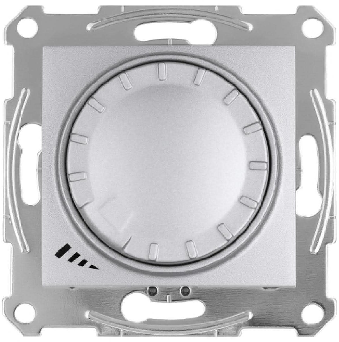 Schneider Ściemniacz przyciskowo-obrotowy Sedna SDN2201260 LED aluminium