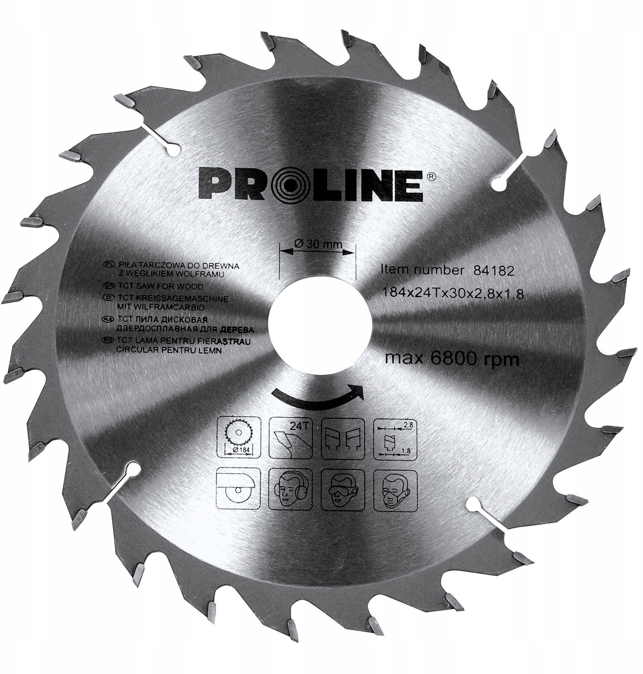 Proline 84406 Piła Tarczowa Do Drewna 400*60T*30MM