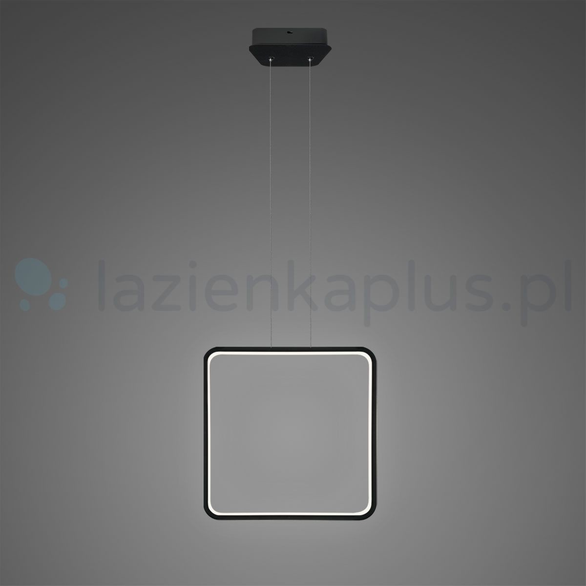 Altavola Design Ledowe Kwadraty lampa wisząca czarny LA079X40in4kblack