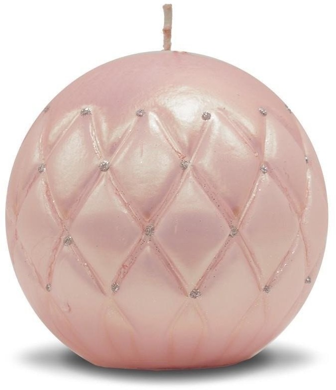 Lumarko Lumarko Świeca Kula 10cm Parafinowa Rose Gold! BC2513 Mondex