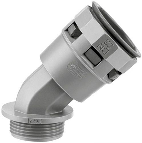 Dławnica kątowa Nylofix Plus 45  do peszla ND17 z gwintem M20 LTC-17M20G LTC-17M20G