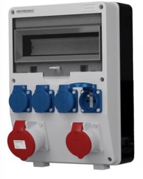 Doktorvolt Preis-Zone Rozdzielnica budowlana erbetka TD 32A 16A 4x230V 6855 DV-6855-F