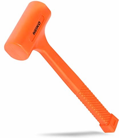 Neiko 02847A Tools Dead Blow młotek, 2 lb, Neon Orange by Neiko