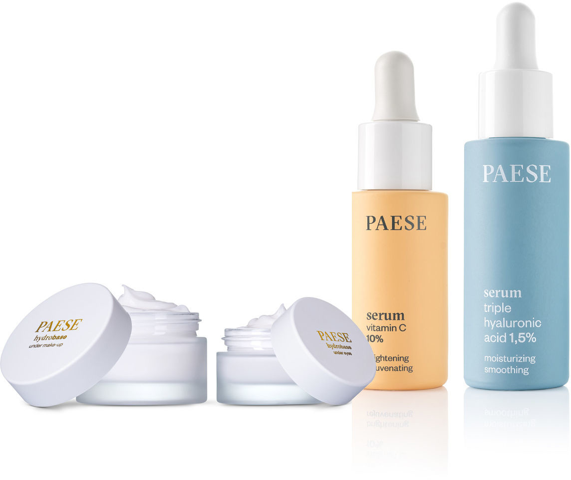 Paese PAESE Zestaw Świąteczny Sera do Twarzy + Bazy Hydrobase PAE-3839