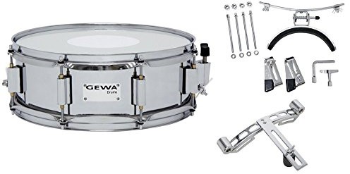 Gewa Marching Snare Drum  13 X 5 Birch Kapliczka w czarnym Marching & pistoletami drum 890113