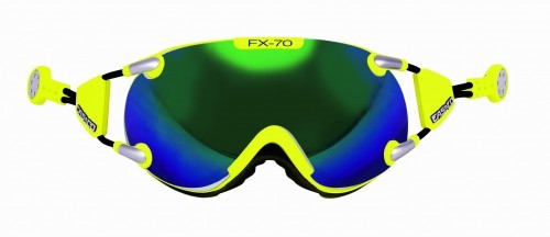 Casco Gogle narciarskie FX-70 Carbonic yellow green M