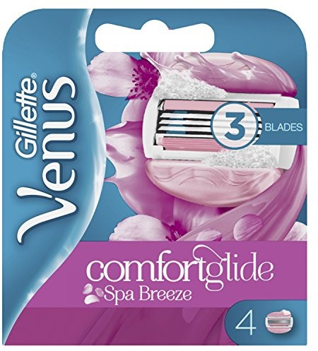 Gillette Model wycofywany  for Women Venus Breeze SPA system ostrzy-częściowy, 1er Pack (1 X 4 sztuki) 75055926
