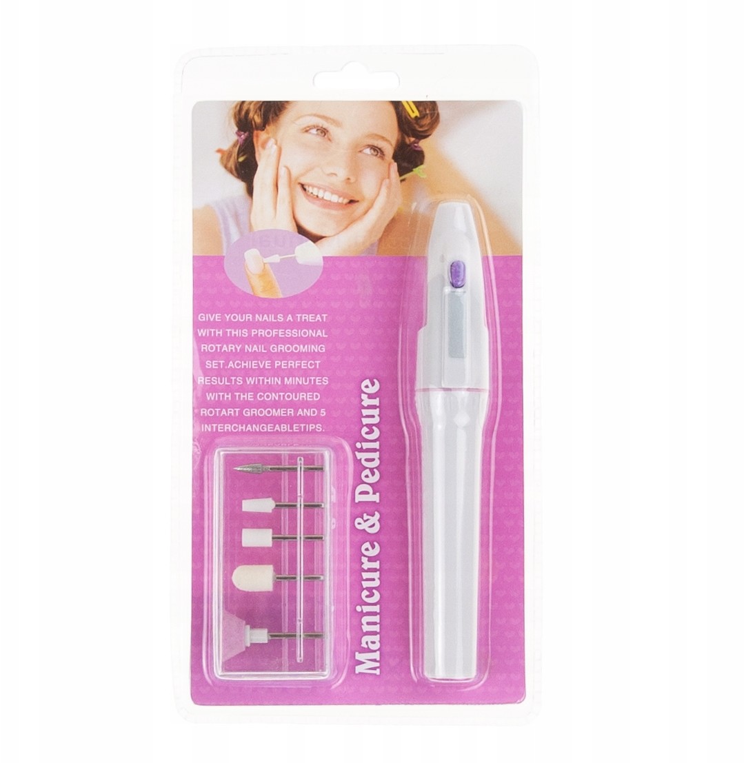 frezarka paznokci manicure pedicure skórek + frezy