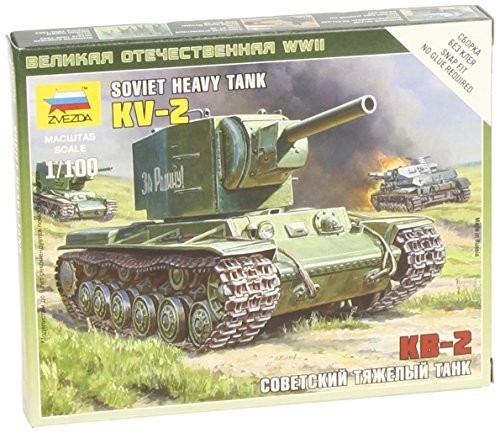 Zvezda z6202 model Panzer karabin automatyczny Panzer ze radziecka KV 2