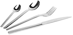 Brunch Time Sztućce  24-częściowy Zestaw Lounge Bar srebrny 48875_Argento