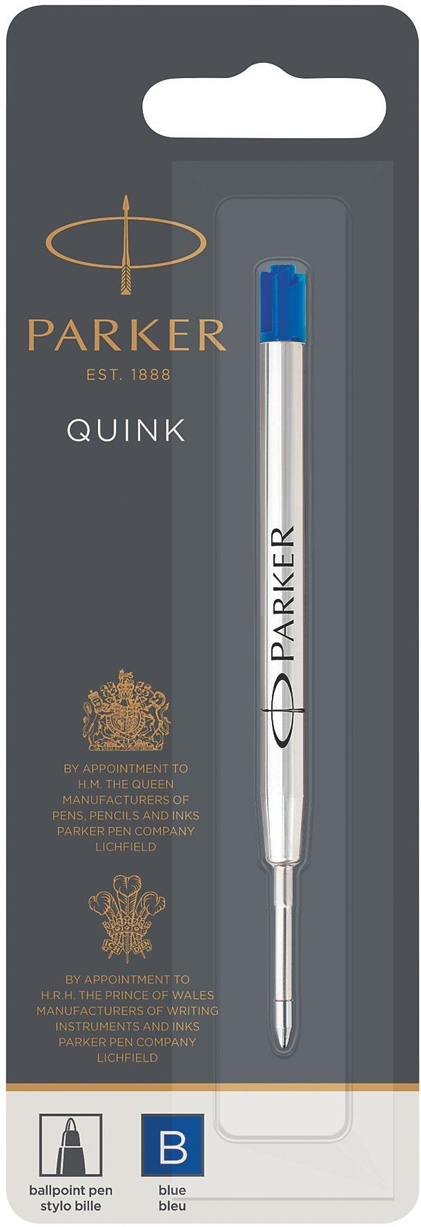 Parker Wkład Quinkflow Refill B niebieski 1950365